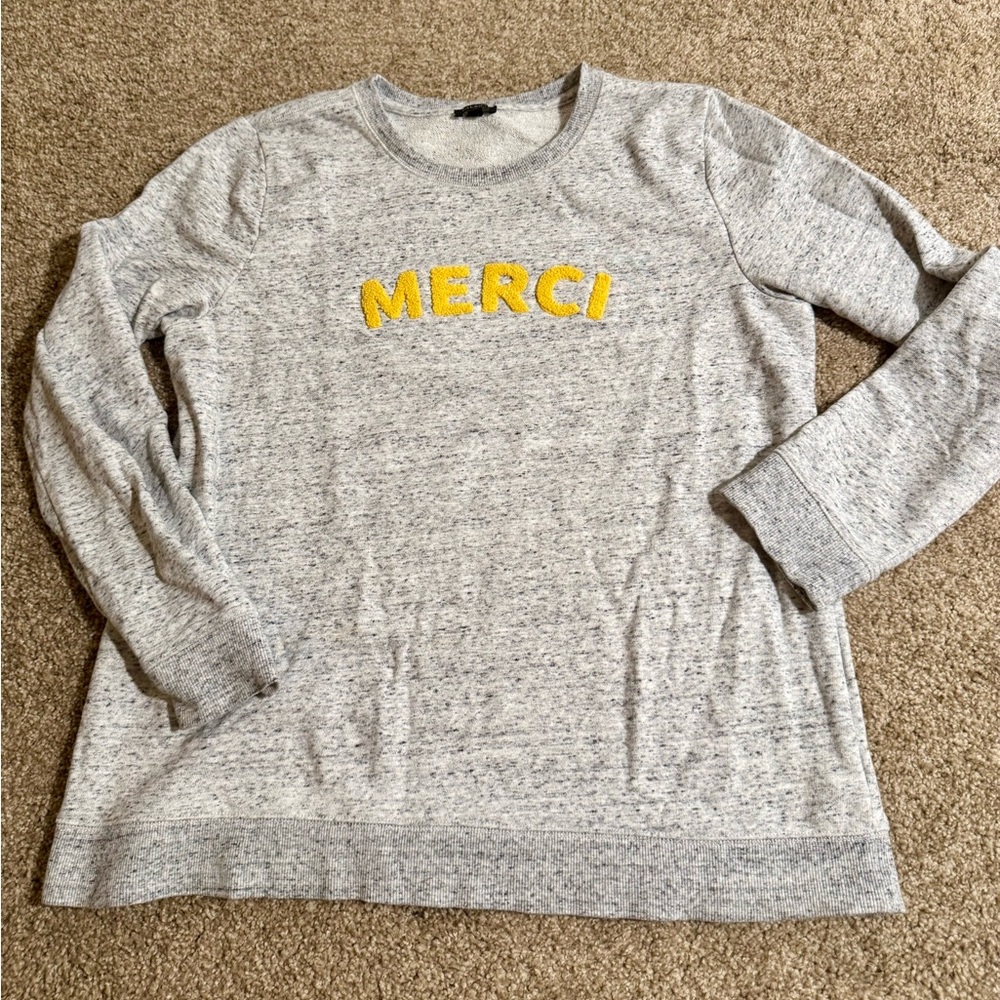 Talbots Merci Boucle Sweatshirt Sz L